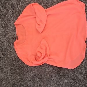 Coral blouse